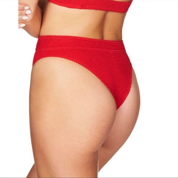 BOUND BY BOND-EYE Palmer  Bikini Bottoms In Baywatch Red - Picture 5 of 8